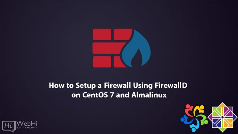 How To Setup A Firewall Using FirewallD On CentOS And Almalinux ...